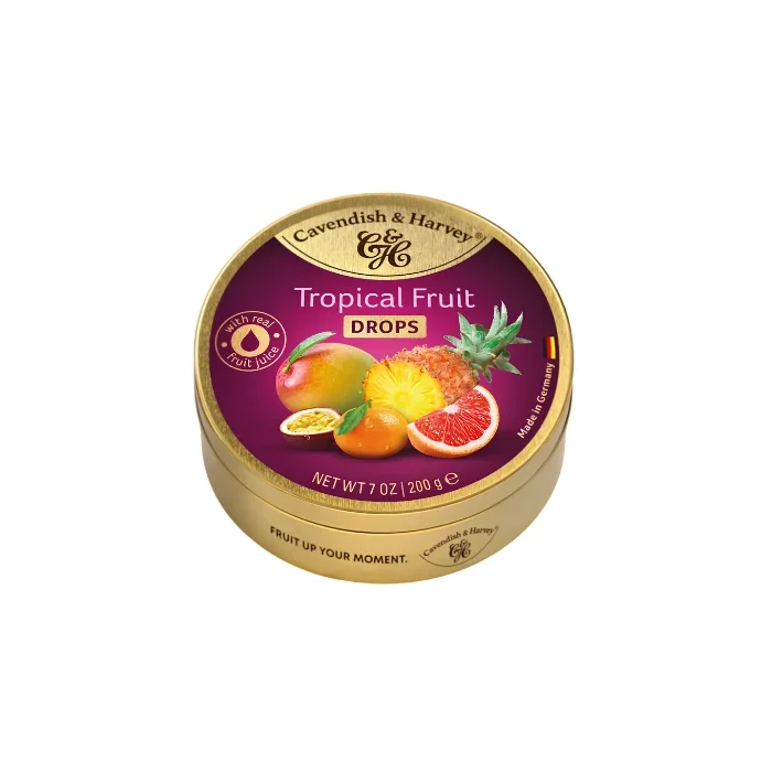 Cavendish Harvey Tropical Fruit Drops Şeker 200 Gr x 1