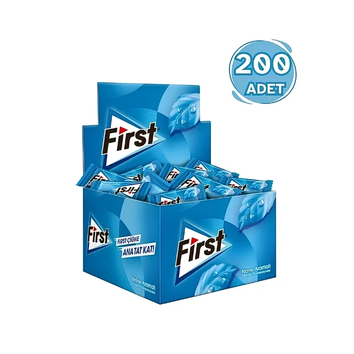 First Tekli Nane Aromalı Sakız 200lü
