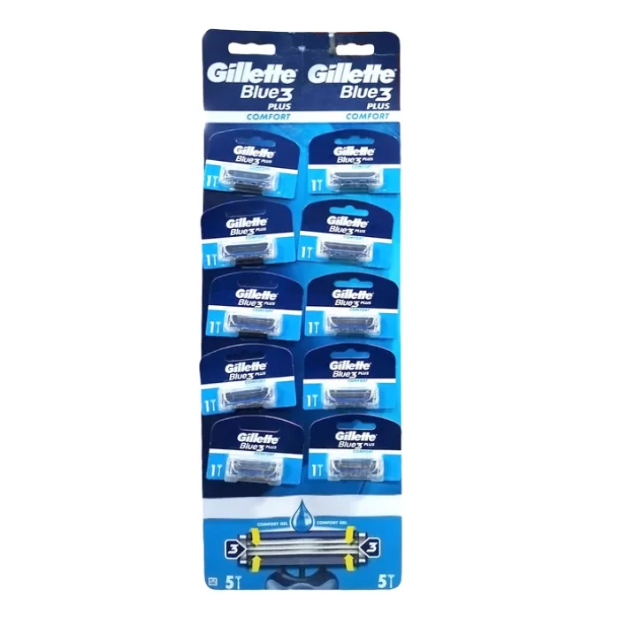 Gillette Blue 3 Tıraş Bıçağı 10lu Kartela Comfort Plus