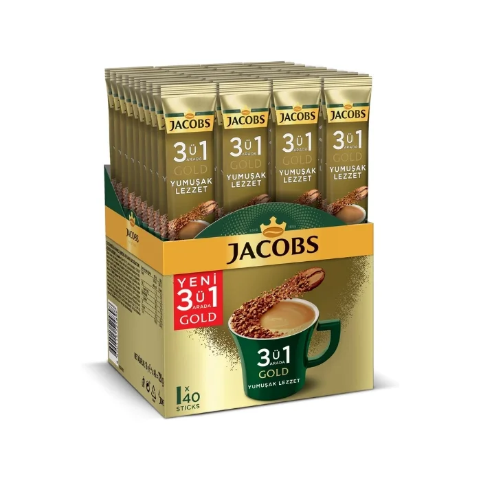 Jacobs 3ü 1 Arada Kahve Yumuşak Lezzet 18 Gr x 40