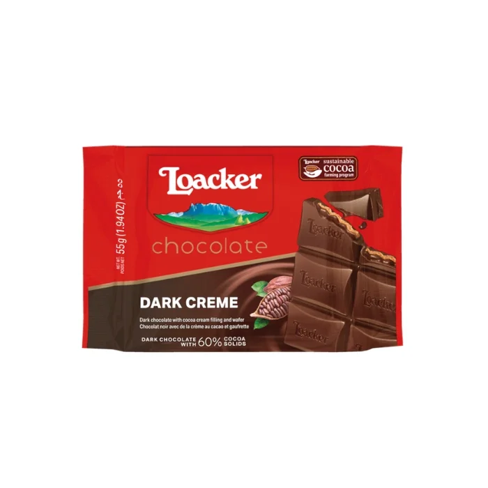 Laocker Chocolate Dark Creme 55 Gr x 1