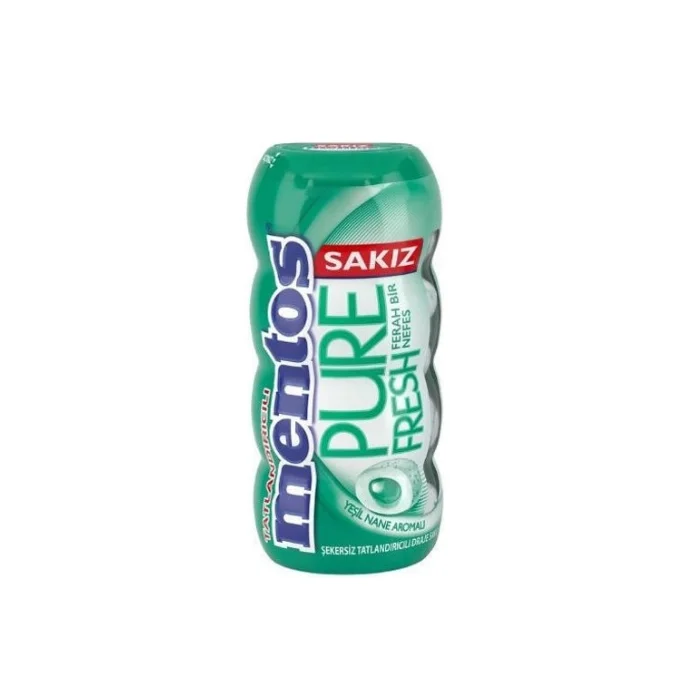 Mentos Pure Fresh Yeşil Naneli Sakız 30 gr x 12