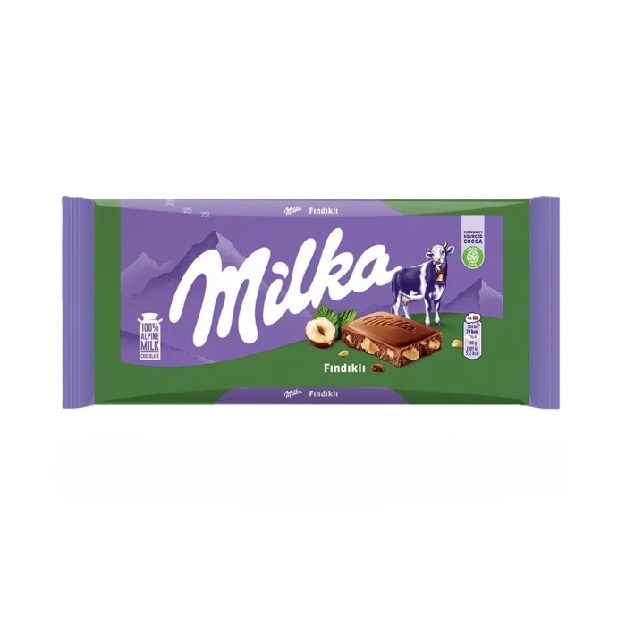 Milka Hazelnut Fındıklı Çikolata 80 Gr x 25