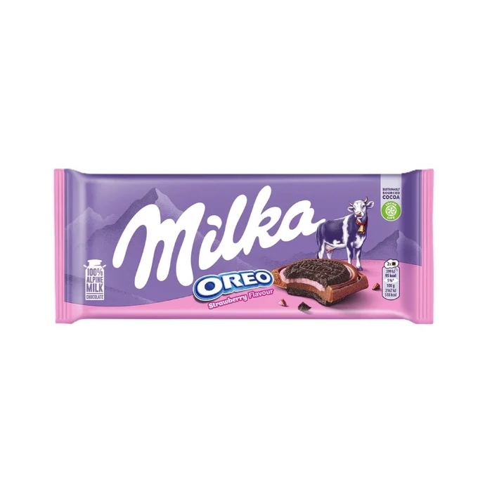 Milka Oreo Sandwich Strawberry Çilekli 92 Gr x 16