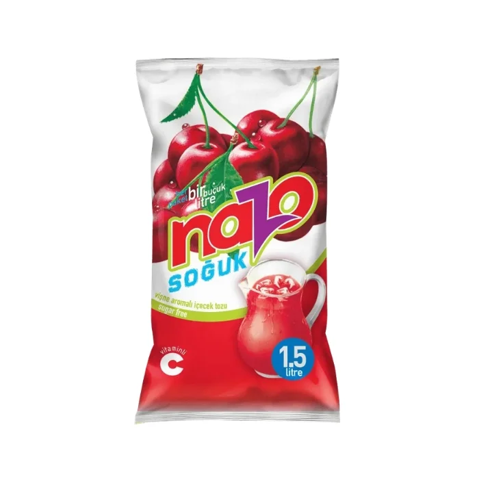 Nazo Toz İçecek Vişne Aromalı 9 Gr x 24