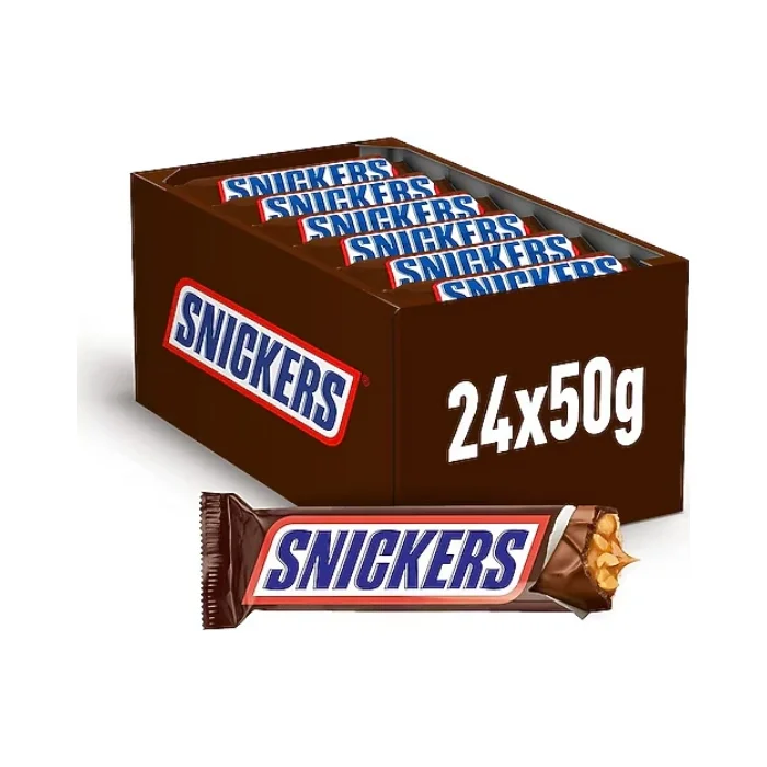 Snickers Sütlü Bar Çikolata 50 Gr x 24
