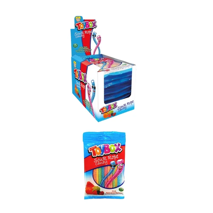 Toybox Sour Rope Candy 70 gr x 12
