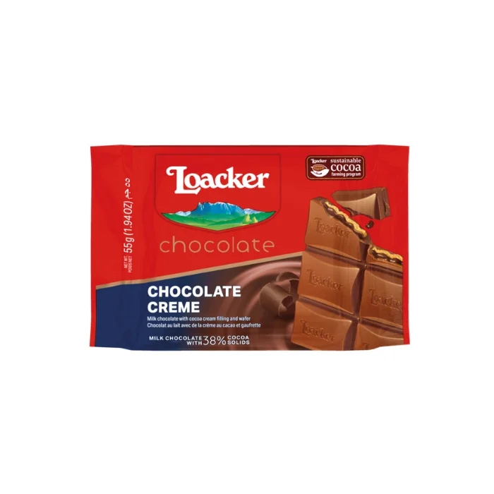 Laocker Chocolate Creme Sütlü Çikolata 55 Gr x 1