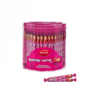 Kent Tofita Yumuşak Şeker Yumiyum Çilek120li