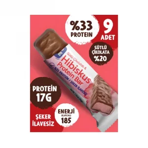 Trio Move Protein Bar Hibiskus Sütlü Çikolatalı 50 gr x 9
