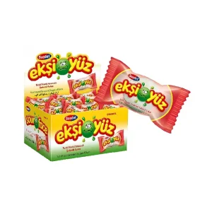Saadet Şekerli Ekşi Yüz Sakız Tutti Frutti Aromalı 100lü