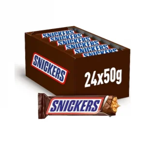Snickers Sütlü Bar Çikolata 50 Gr x 24