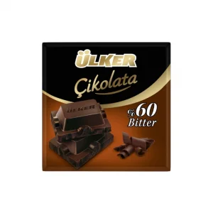 Ülker Çikolata Bitter Kare 60 Gr 6 X 6