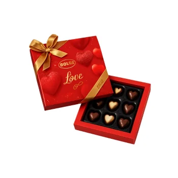 Bolçi Love You Kalp Çikolata Sevgililer Günü 108 gr