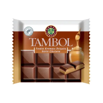 Kahve Dünyası Tambol Fındık Dolgulu Sütlü Çikola 100 Gr x 10