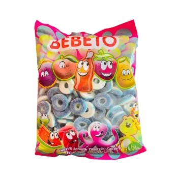 Bebeto Ahududu Halka Yumuşak Şeker 1 kg