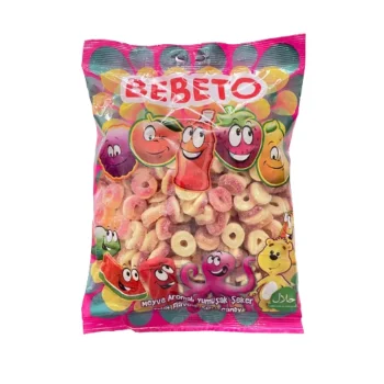 Bebeto Şeftali Halkası Yumuşak Şeker 1 kg