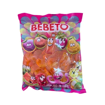 Bebeto Portakal Dilimi Yumuşak Şeker 1 kg