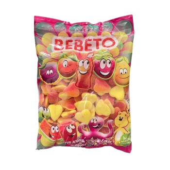Bebeto Renkli Kalpli Yumuşak Şeker 1 kg