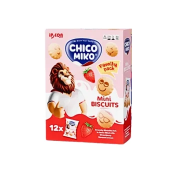 Chico Miko Çilekli Mini Bisküvi 40 gr x 12