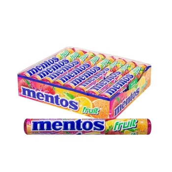 Mentos Stick Fruit Meyve Aromalı Şeker 37,5 gr x 20