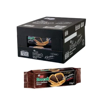 Eti Burçak Bitter Çikolatalı Bisküvi 114 gr x 12