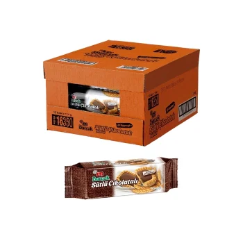 Eti Burçak Sütlü Çikolatalı Bisküvi 114 gr x 12