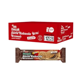 Eti Burçak Sütlü Kakaolu Yulaflı Bisküvi 100 gr x 12