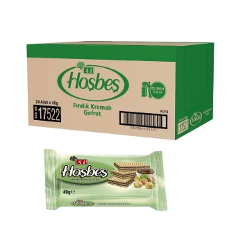Eti Hoşbeş Fındık Kremalı Gofret 40 gr x 24