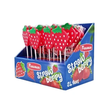 Fenomen Lolipop Çilek Şeker x 24