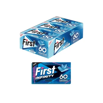 First Infinity 60 Dakika Naneli Sakız 27 gr x 12