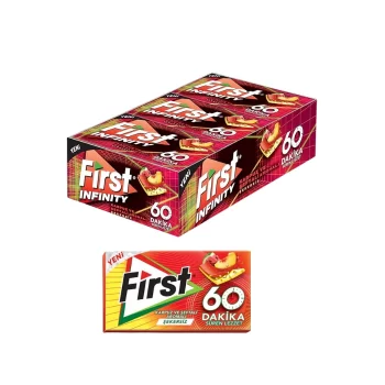 First Infinity 60 Dakika Şeftali & Karpuz Sakız 27 gr x 12