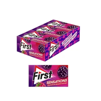 First Sensations Ahududu & Karadut Sakız 27 gr x 12