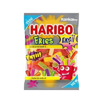 Haribo Fizz Fries 70 Gr x 24