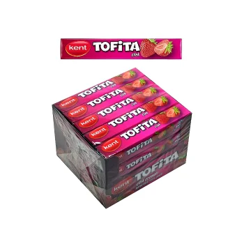 Kent Tofita Şeker Çilek Aromalı 47 gr 20 x 12