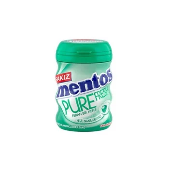 Mentos Pure Fresh Yeşil Naneli Sakız 60 gr x 4