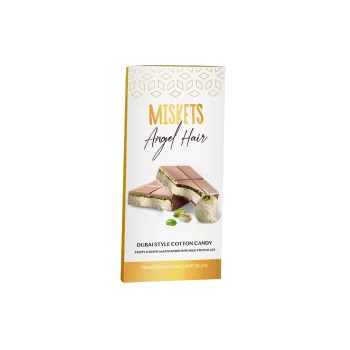 Miskets Angel Hair Dubai Çikolatası Pişmaniye Kaplı 80 gr x 6