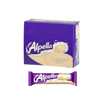 Ülker Alpella 3gen Beyaz Çikolata 28 gr x 24