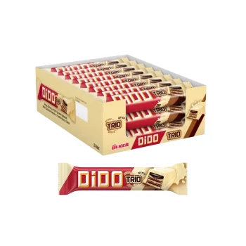 Ülker Dido Trio Beyaz Çikolatalı Gofret 36,5 gr x 24