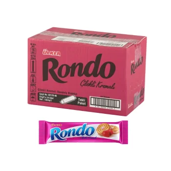 Ülker Rondo Çilekli Bisküvi 61 gr x 24