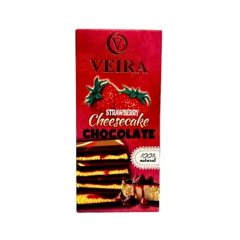 Veira Çilekli Cheesecake Çikolata 200 gr x 12