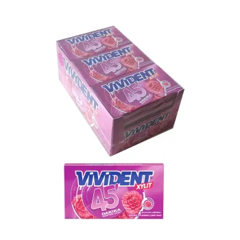 Vivident Cüzdan 45 Dakika Ahududu 26 gr x 18