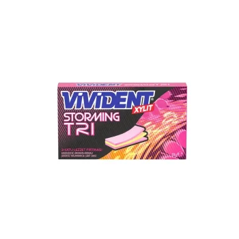 Vivident Storming TRI Ahududu Aromalı Sakız 33 gr x 18