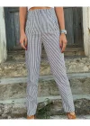 Flatolu Pantolon - Çizgili