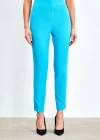 Yüksek Bel Pensli Pantolon - BEBE MAVİ