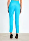 Yüksek Bel Pensli Pantolon - BEBE MAVİ