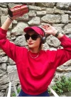 Kırmızı Sweatshirt