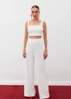 Salaş Krep Pantolon - EKRU
