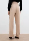 Bel Detaylı Pantolon - Bej