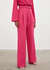 Bel Detaylı Pantolon - Pembe